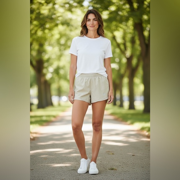 Nike Pants - Nike Women's Cream Athletic Shorts